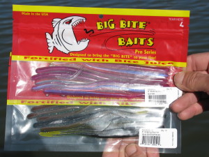 Big Bite Baits 4.5 inch Squirrel Tail Worm, Red